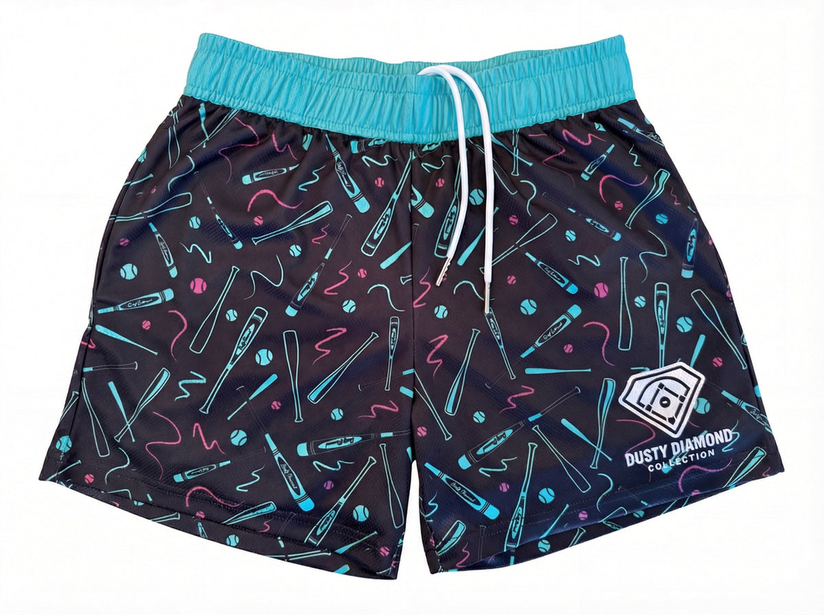 Shorts de bain Crayola menthe et rose