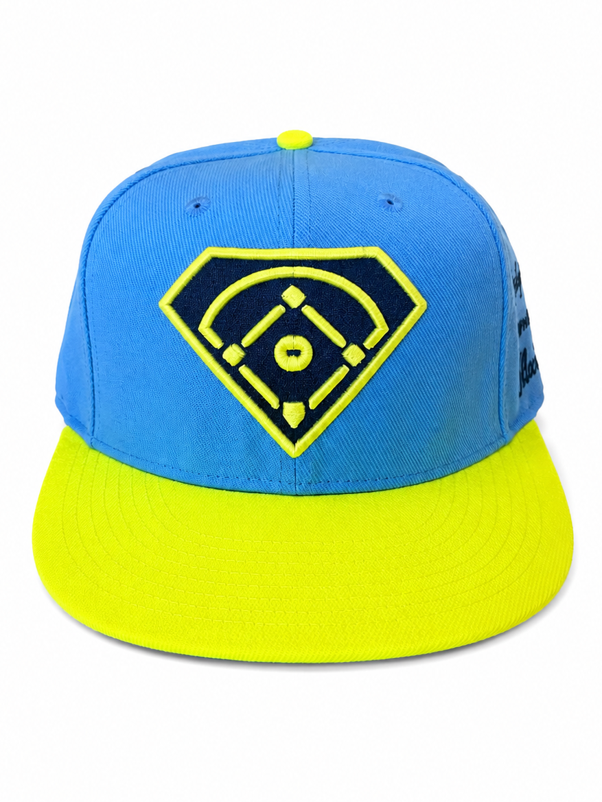 Casquette DDC Bleu layette et néon