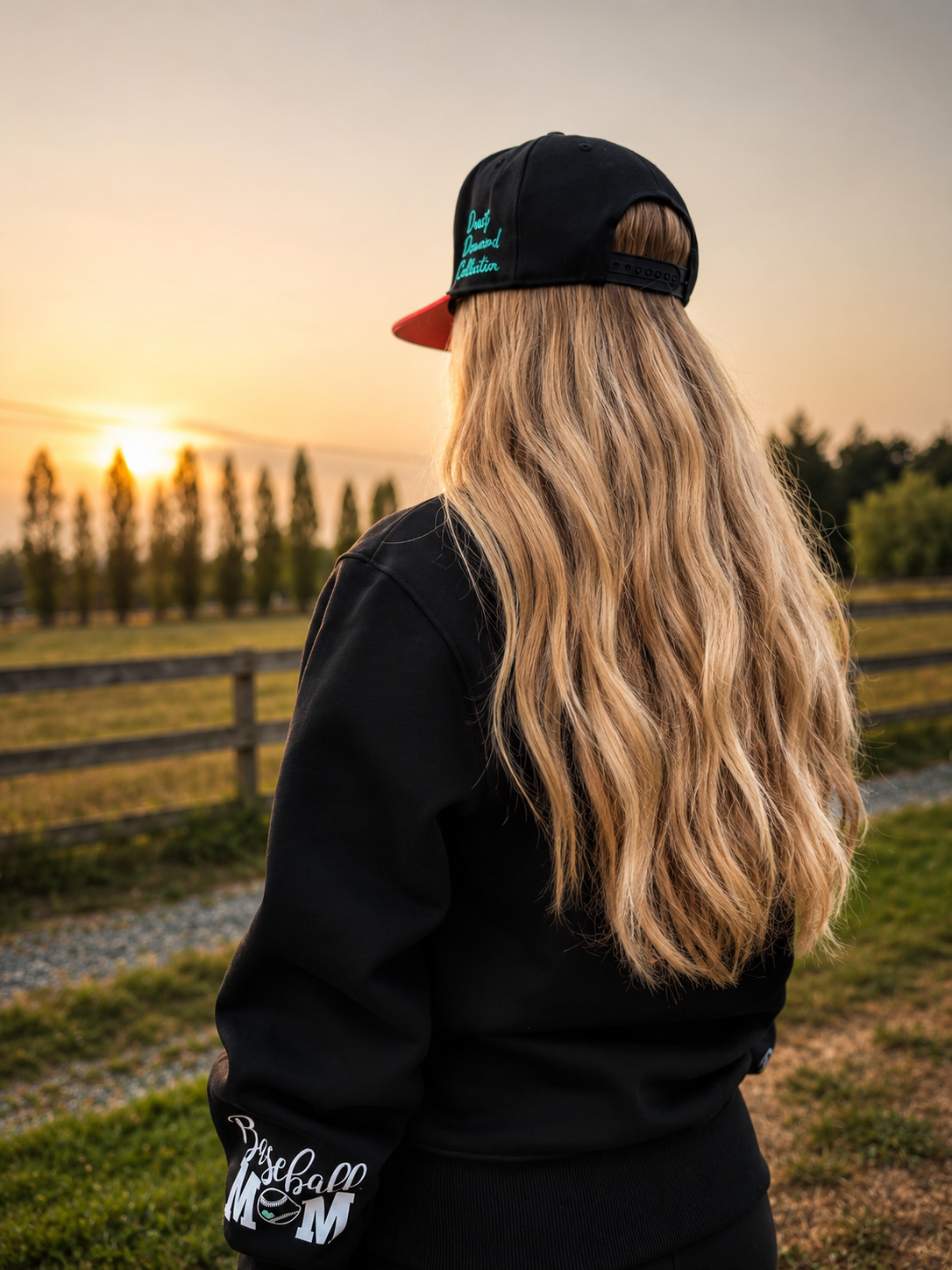 Sweat à capuche Baseball Mom DDC