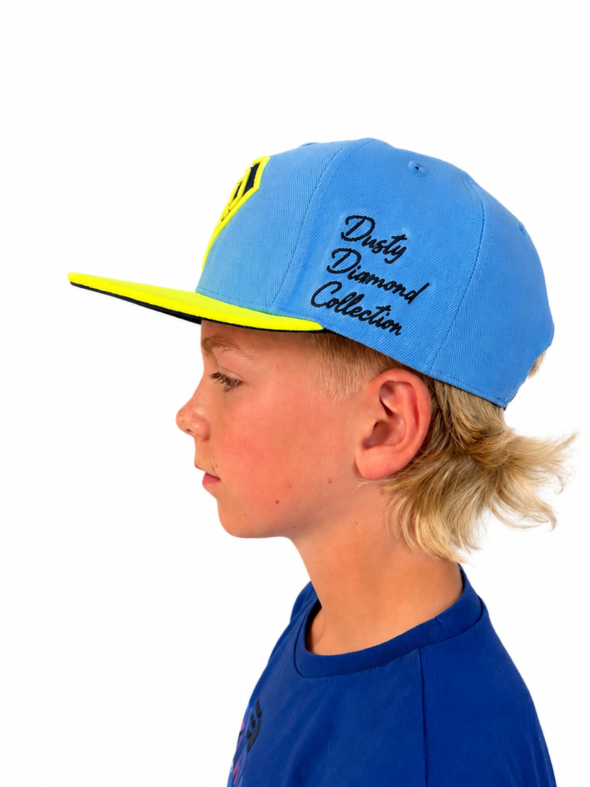 DDC Baby Blue and Neon Hat