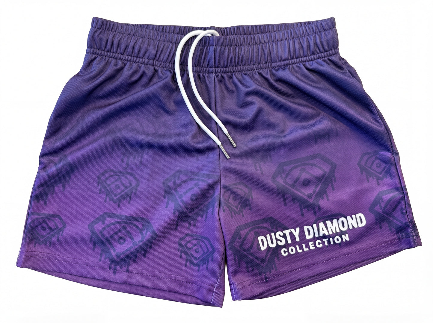 Purple Drip Shorts