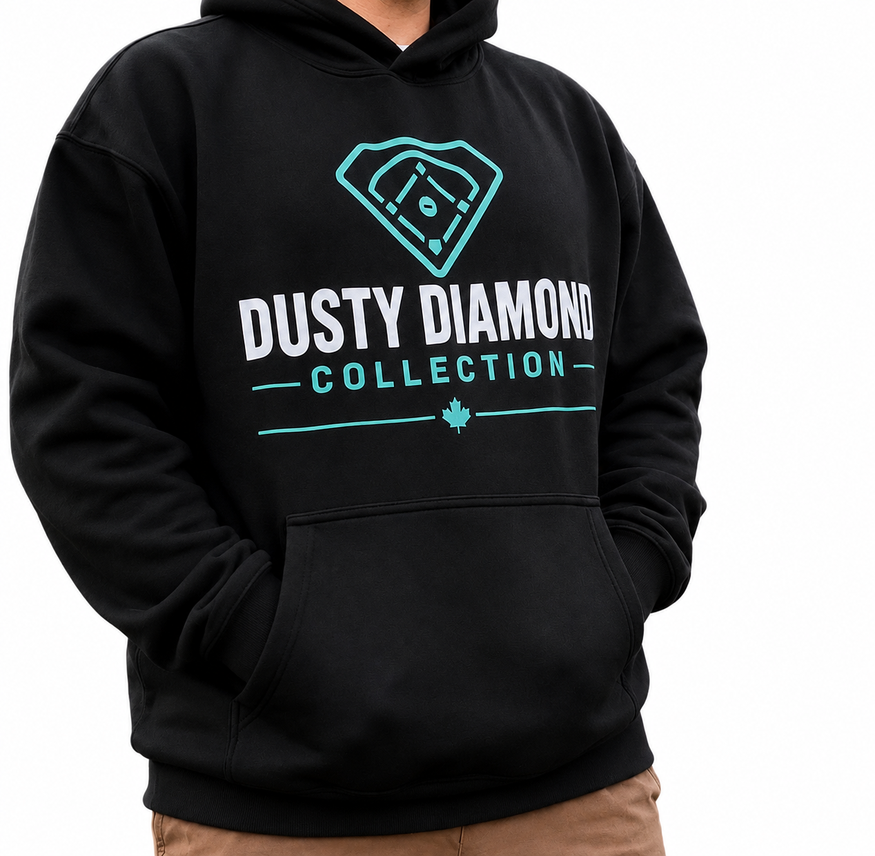 Sweat à capuche DDC menthe pour homme